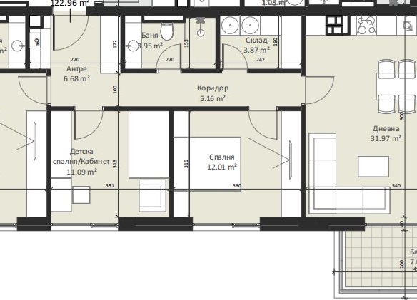4-стаен - София, Малинова Долина - 0