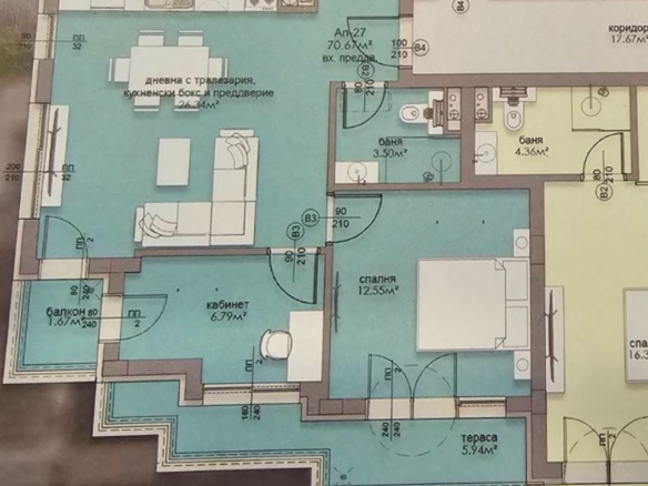 3-стаен - София, Малинова Долина - 0