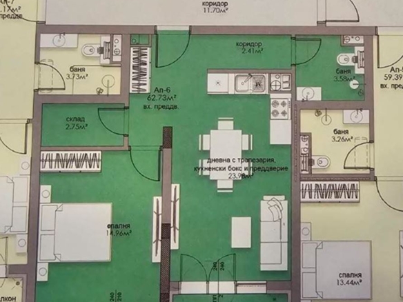 2- стаен апартамент в Малинова долина - 0