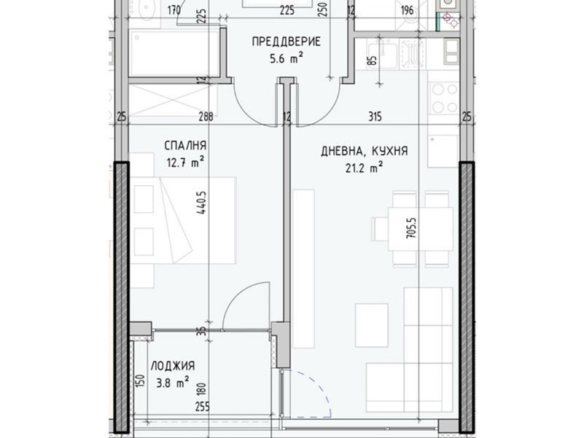 2-стаен - София, Малинова Долина - 0