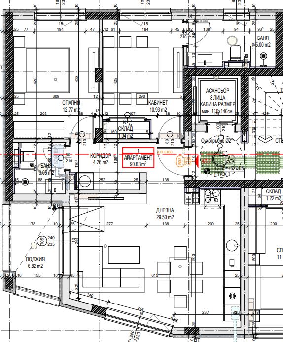 Тристаен апартамент, кв. Овча купел-0 Тристаен апартамент, кв. Овча купел - 0