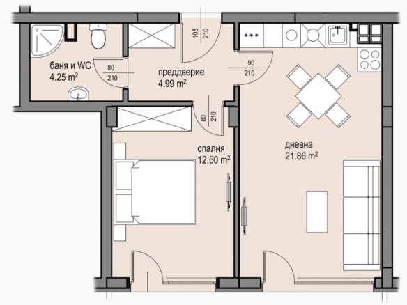 Най - висок клас строителство в квартала! Югоизточен! - 0