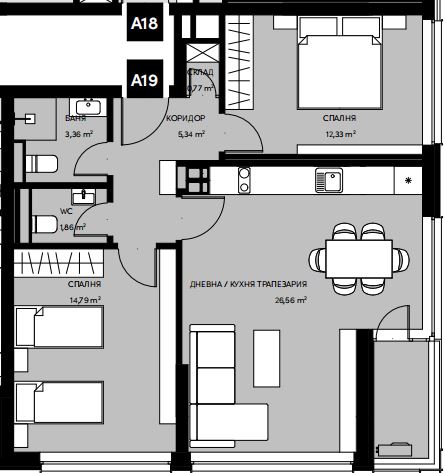 ТОП Тристаен Апартамент в Кръстова Вада! ЮГ/ИЗТОК-0 ТОП Тристаен Апартамент в Кръстова Вада! ЮГ/ИЗТОК - 0