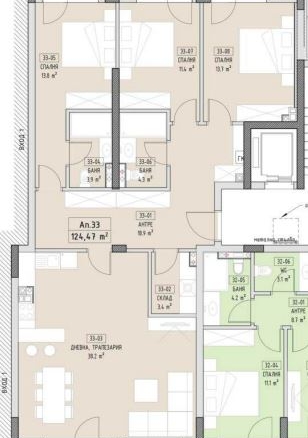 ЧЕТИРИСТАЕН! Панорама - София и планина Витоша! БЕЗ преход! - 0