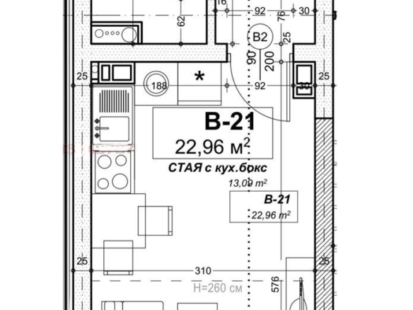 1-стаен - София, Дружба 1 - 0