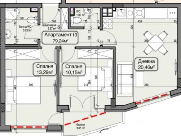 3-стаен - София, Манастирски Ливади - 0