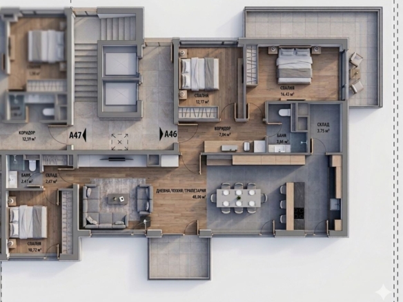 ТОП Четиристаен Апартамент в Кръстова Вада - 0