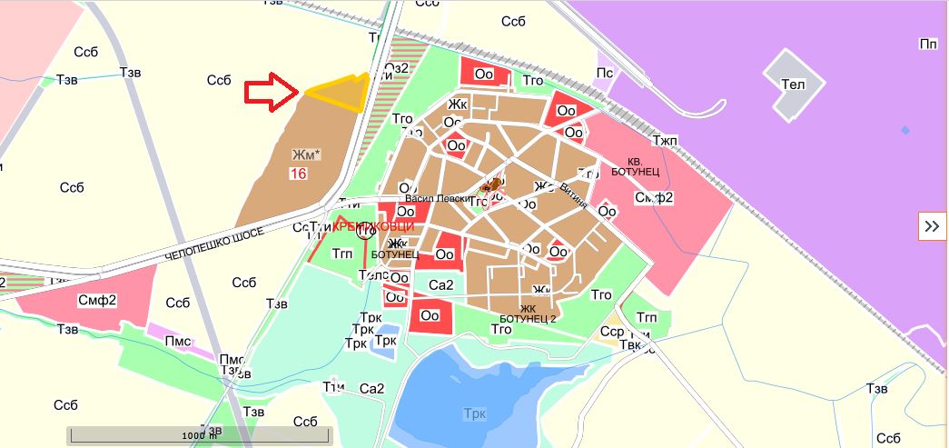 Голям парцел на главен път в Ботунец! Зона за ниско жилищно строителство!-0 Голям парцел на главен път в Ботунец! Зона за ниско жилищно строителство! - 0