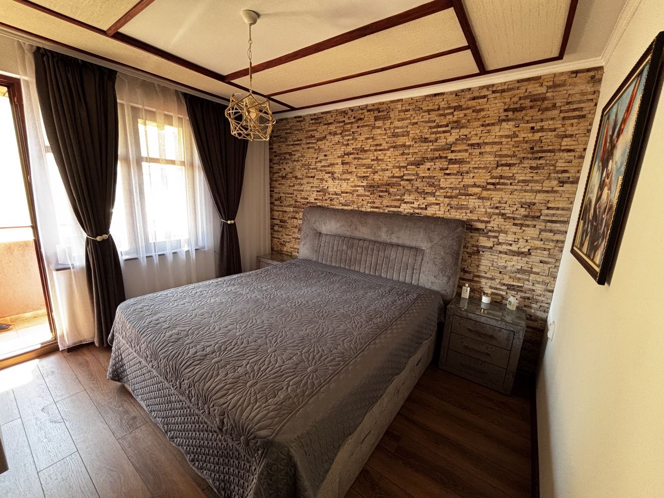 Просторен обзаведен двустаен апартамент-0 Просторен обзаведен двустаен апартамент - 0