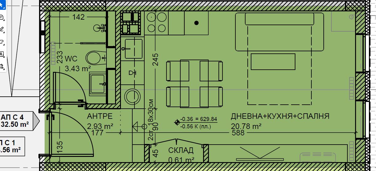 1-стаен – София, Студентски Град-0 1-стаен - София, Студентски Град - 0